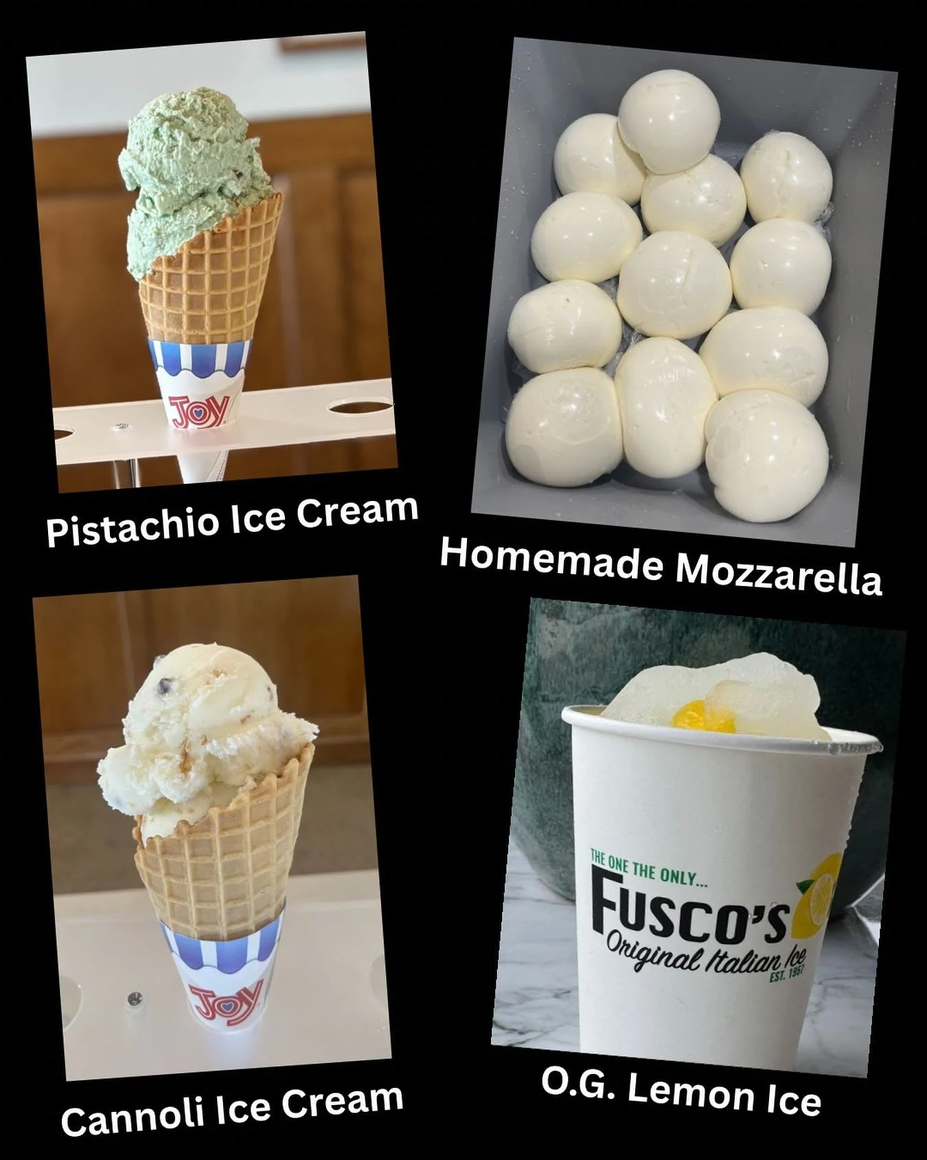 βοΈ Happy Sunday βοΈ
2 days left to take advantage of our water ice and ice cream special. Buy 3 quarts, get 1 FREE.
Also offering 20% off of 5 gallon water ice orders.
All great options for your Labor Day celebrations π