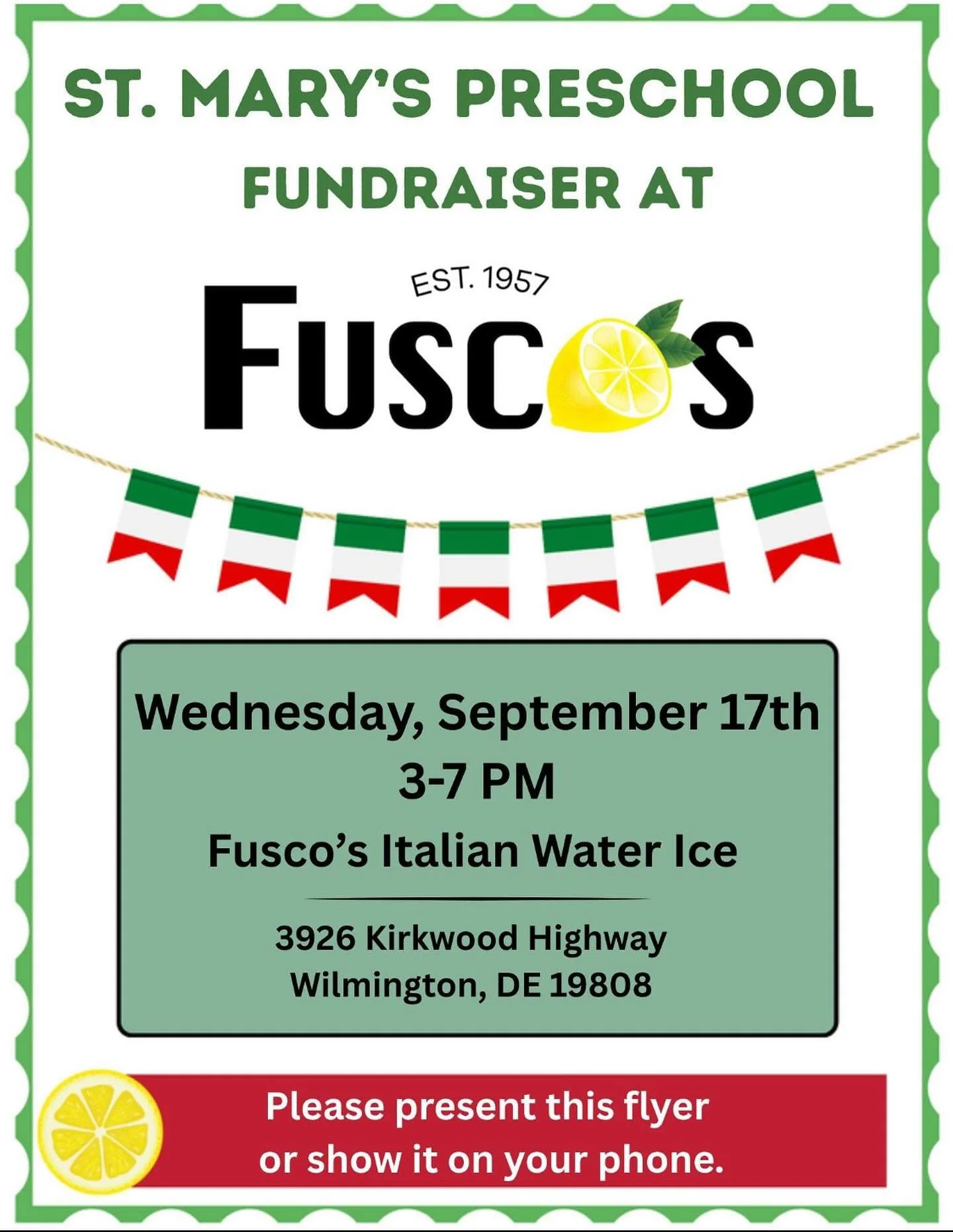 This Wednesday, please come and show your support for St Mary’s Preschool. We are looking forward to another great Takeover Night!!!