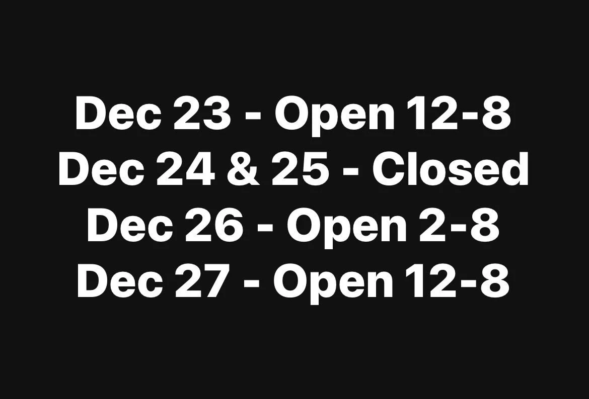 Upcoming days and hours. Grab your Water ice, Ice Cream &amp; Mozzarella before the holiday!!!!