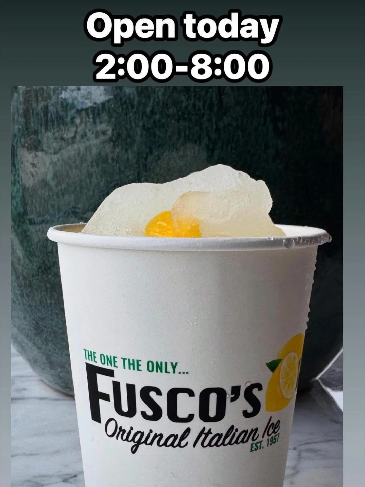 We&rsquo;re back open today, 2:00-8:00