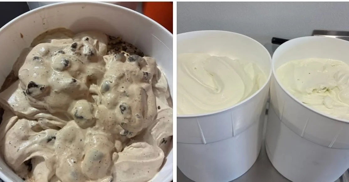 🍀 St Patty showed a bit early this year. Starting tomorrow, Saturday 28th, 2 NEW Flavors!!!!
Shamrock Ice Cream &amp; Rocky Road (with chunks of brownie). 
Let&rsquo;s roll into March with ☀️ sunshine and 😃 smiles!