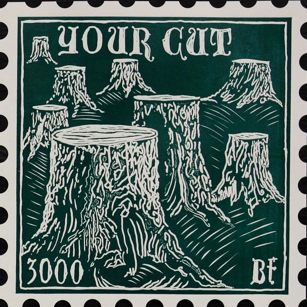 RATION STAMPS 3 (YOUR CUT), 2012