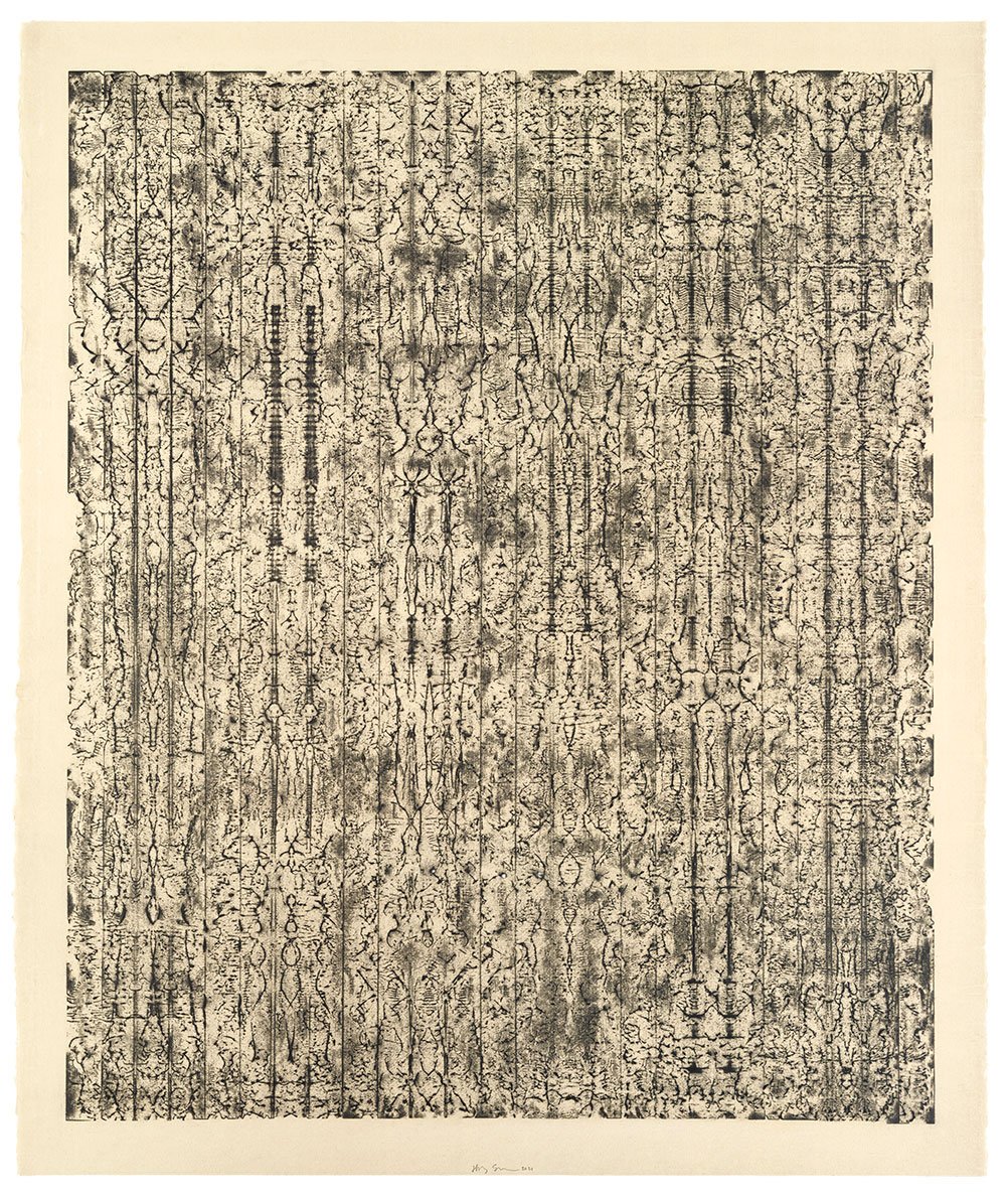 LARGER DOUBLE MOTH DRAWING, 2021