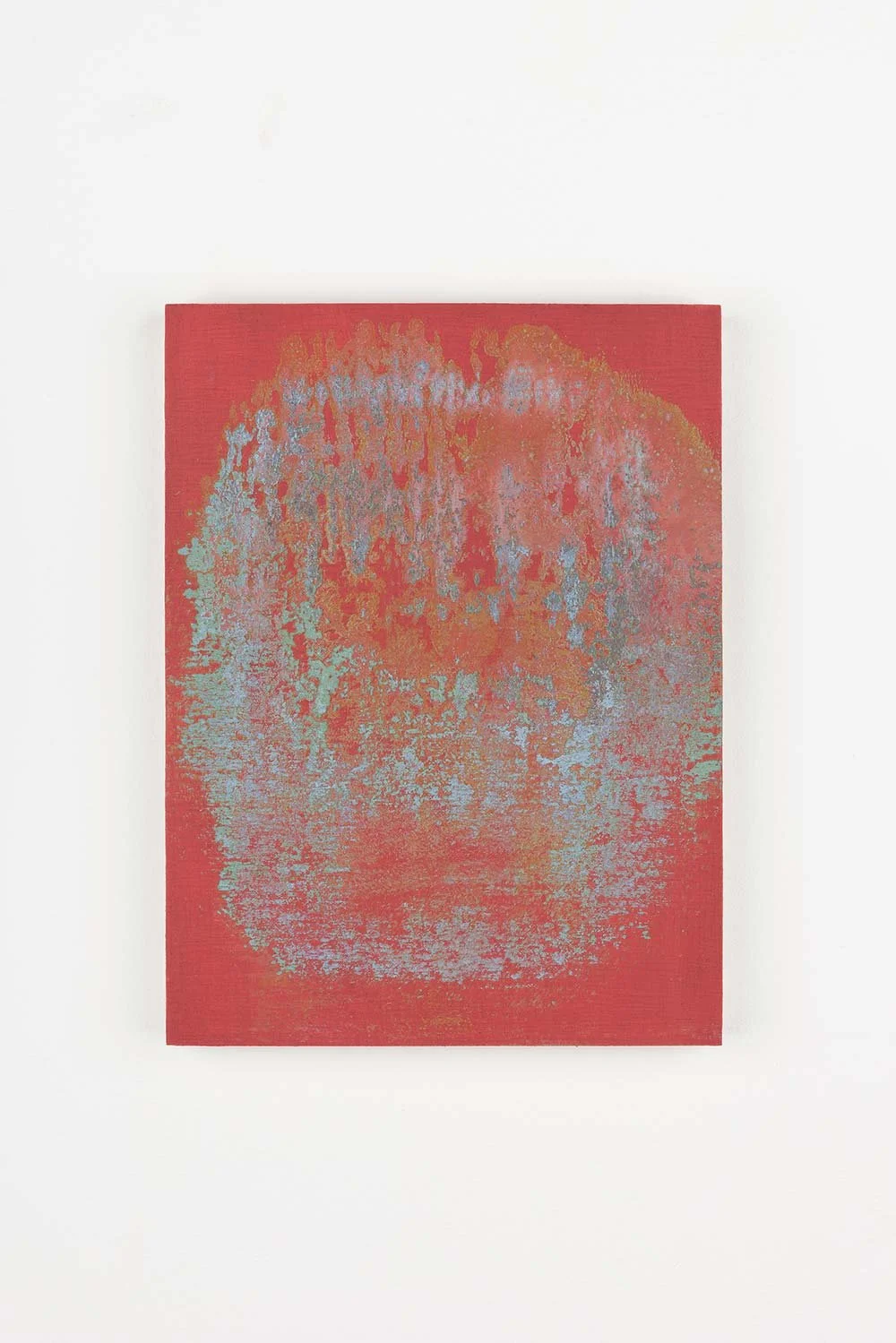 BLUE, GREEN & ORANGE OVER RED, 2018