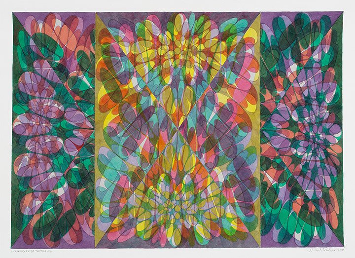 INVERTING OVOIDS TRIPTYCH #2, 2018