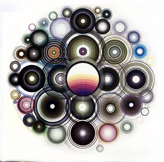 DARK CLUSTER (CIRCLE MANDALA), 2000