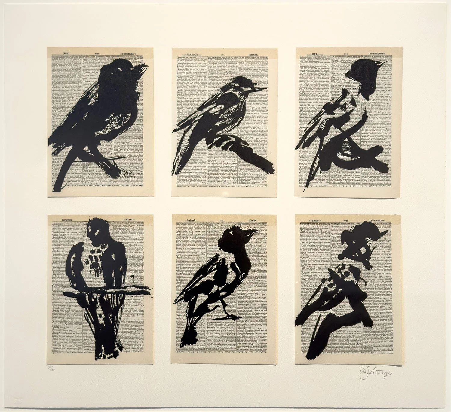 UNIVERSAL ARCHIVE (SIX BIRDS), 2012