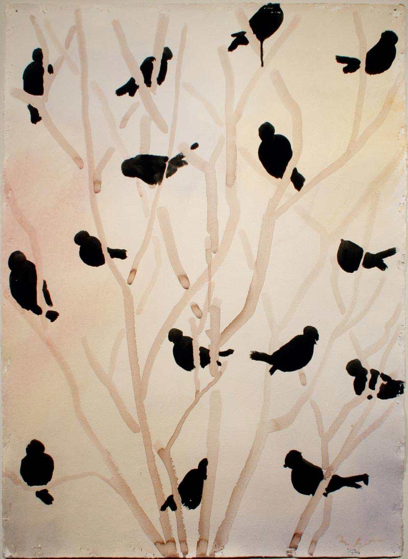 STUDY for BLACKBIRD TREE #7, 2011