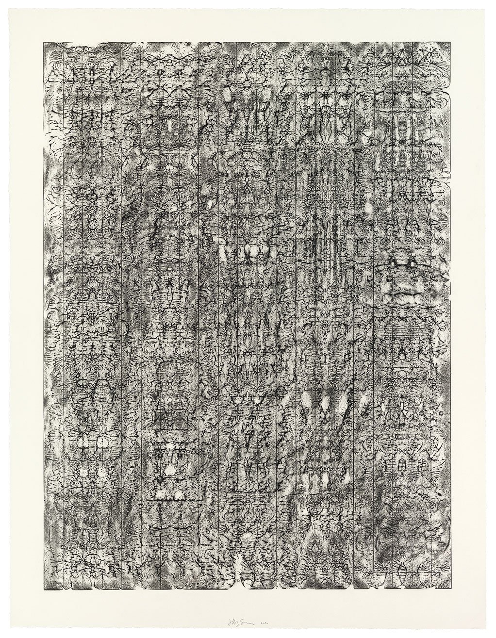 DOUBLE MOTH DRAWING III, 2021