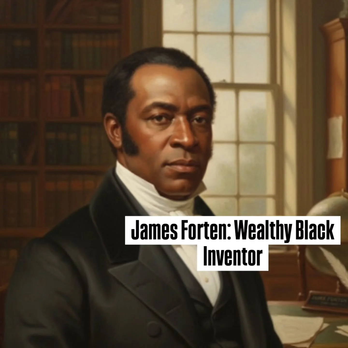 Eyes on History 

James Forten: Wealthy Black Inventor

By Eva. M Doyle 

James Forten was born a free Black man in Philadelphia in 1766. His parents, Thomas and Sarah Forten, were also born free, but his grandparents were brought to this country as 