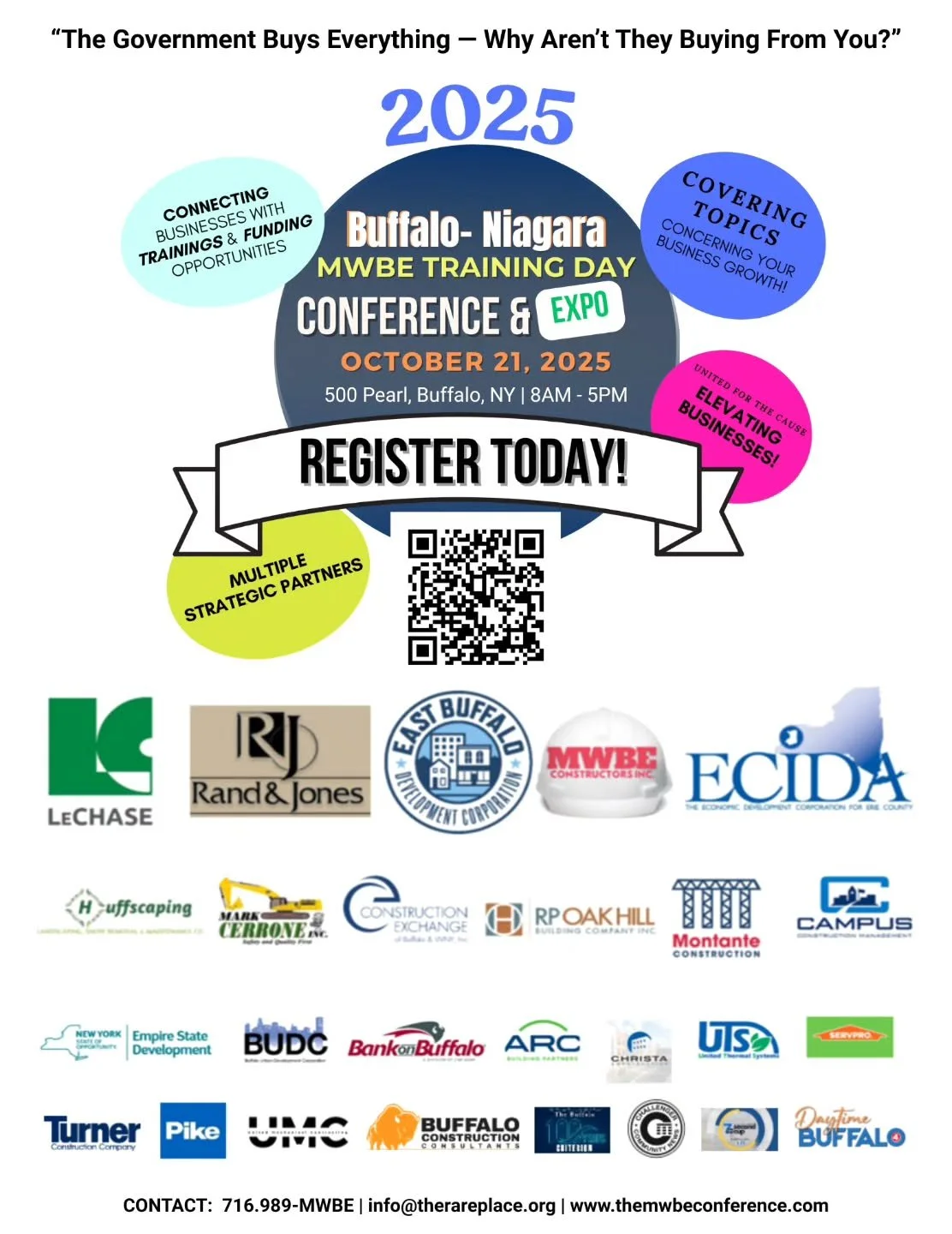 The Only MWBE Conference In The Buffalo Niagara Region Is Ready To Impact For Such A Time As This

The Buffalo Niagara MWBE Conference Stands Out As The Only One In The Region

On October 21, 2025, 216 minority, women and veteran small business owner