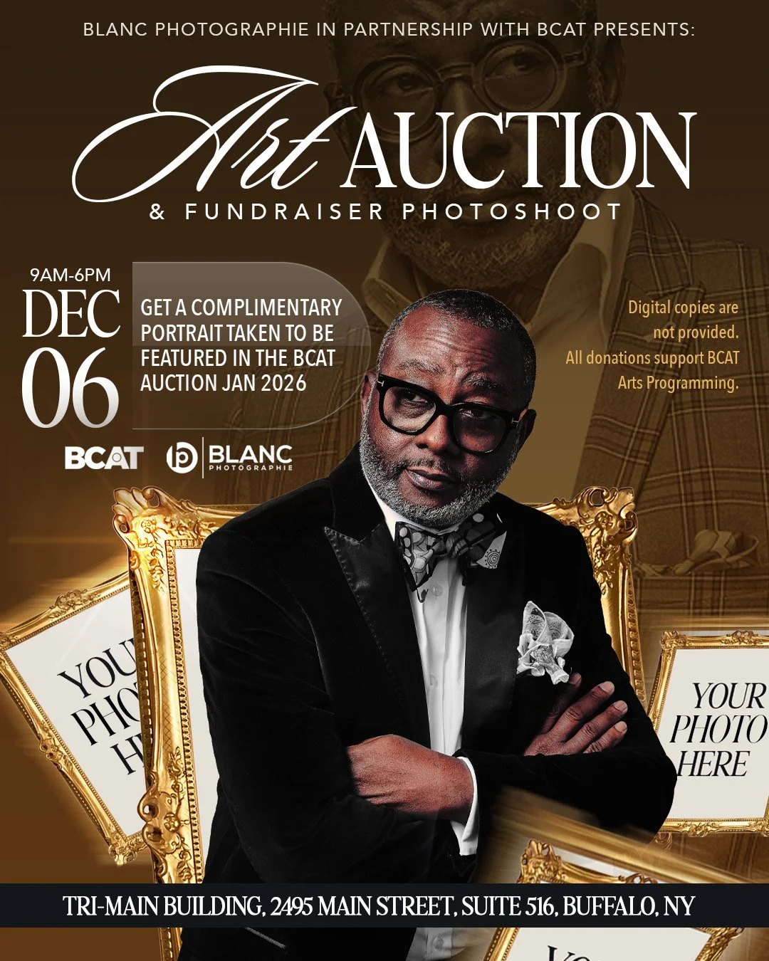 Blanc Photographie Invites Public to "Queen City" Art Auction &amp; Fundraiser Photoshoot