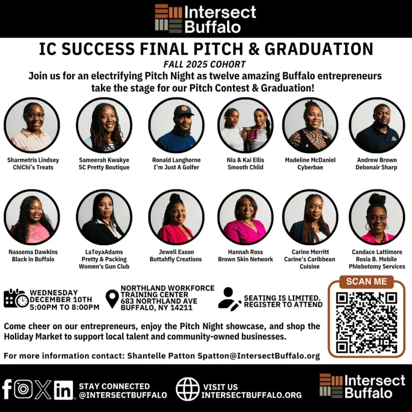 Intersect Buffalo to Showcase IC Success Fall 2025 Entrepreneurs at Graduation &amp; Holiday Market, Advancing Economic Development on Buffalo&rsquo;s East Side

Buffalo, NY &mdash; December 10, 2025 Intersect Buffalo will host the IC Success Fall 20
