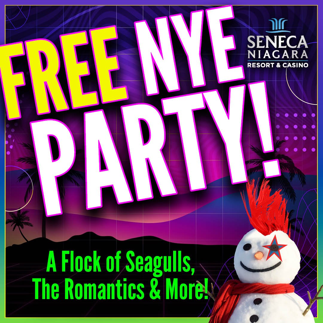 SENECA NIAGARA RESORT &amp; CASINO TO HOST FREE NEW YEAR’S EVE SHOWWITH THE TOTALLY TUBULAR FESTIVAL FEATURING SIX ‘80S MUSIC ICONS!