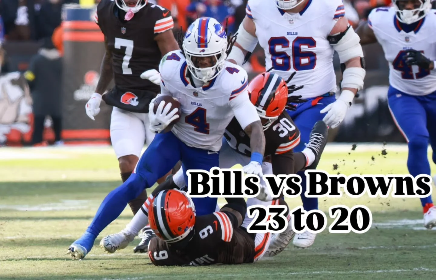 @buffalobills win against @clevelandbrowns 23 to 20!

Photos by Jerome Davis