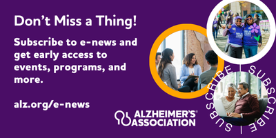 Alzheimer’s Association holds three-part education and support series for people with early stage memory loss or dementia
