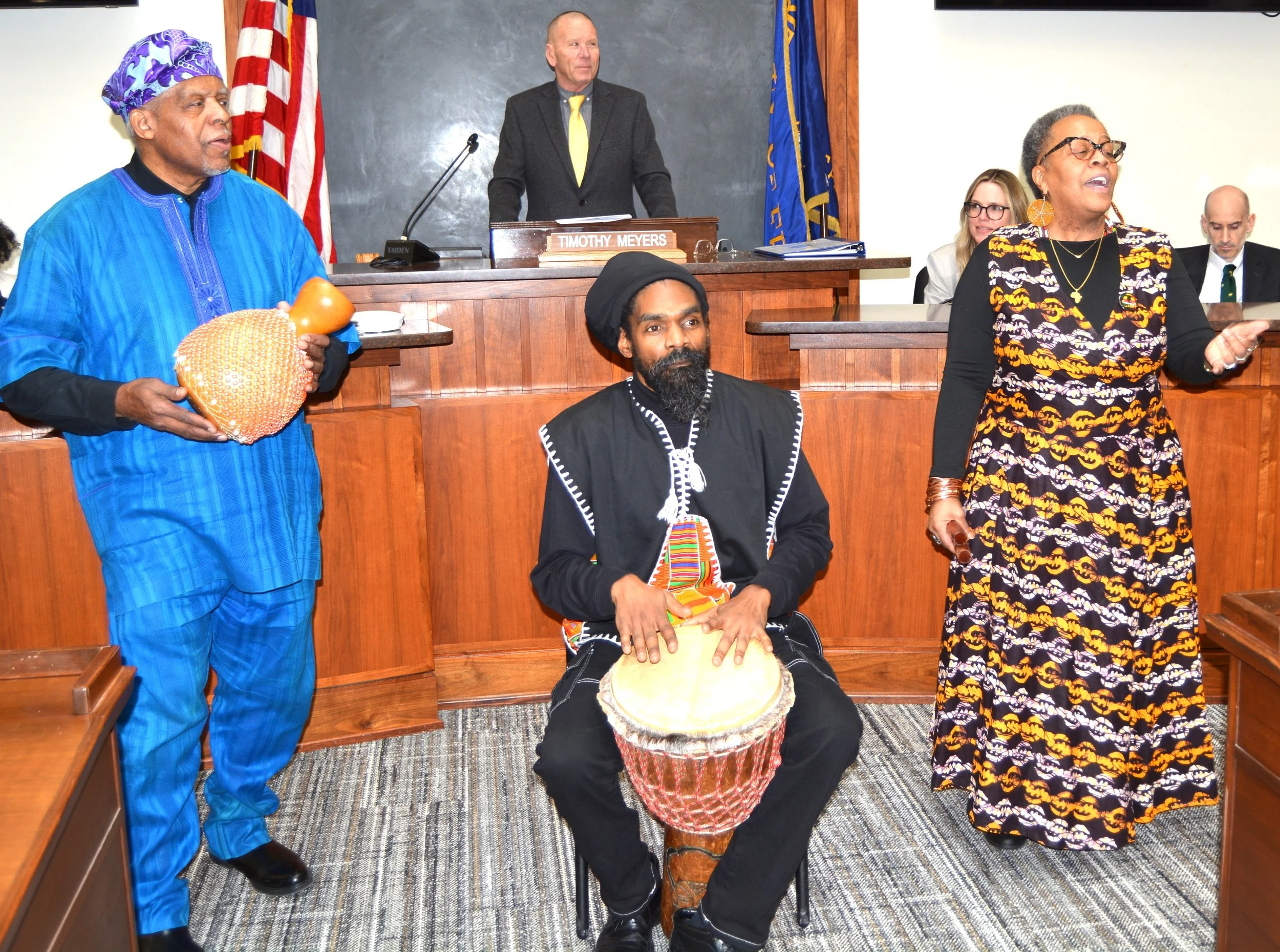 Hon. Lawerence Dupre (1st District) and Hon. Taisha St. Tard’s (2nd District) held an event in celebration of Black History Month