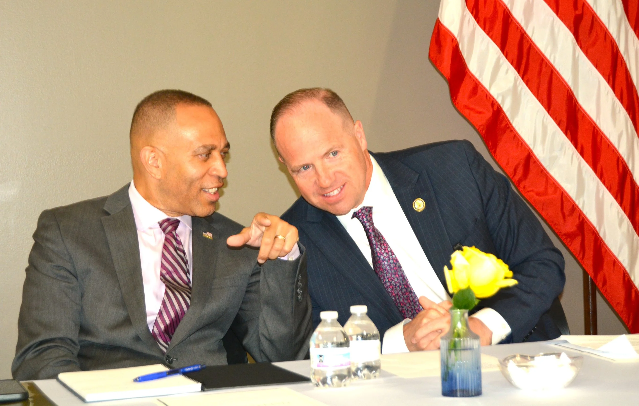 Democratic House Leader, Hakin Jefferies visited Buffalo