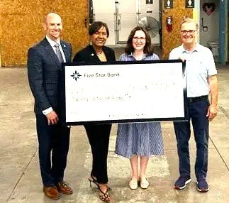 Five Star Bank Awards $20,000 to The Teacher’s Desk to Support Children’s Literacy in WNY