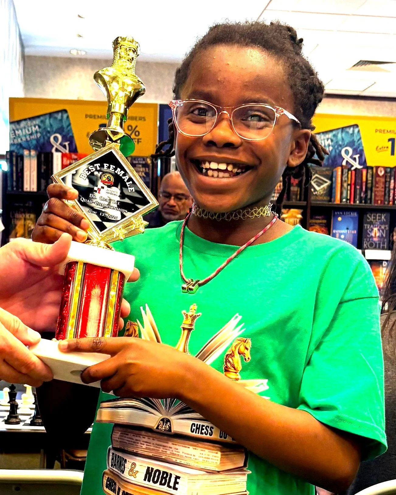 2026 Dr. Opal Lee Top Scholastic Female Chess Winner