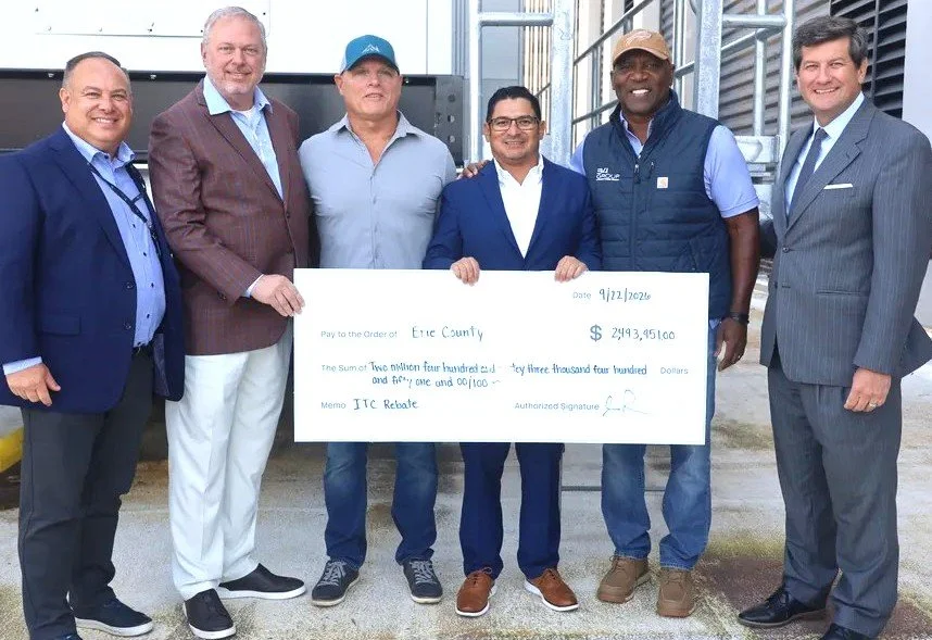 Electrical system upgrades celebrated by Erie County