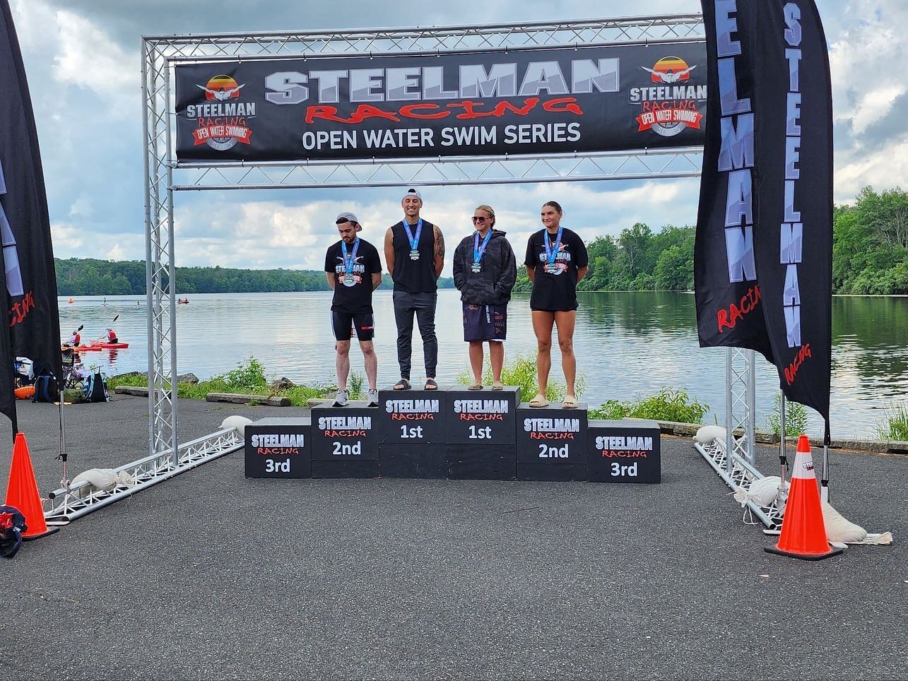 Another solid weekend of training and racing! 1 &amp; 2 mi open water swims thanks to @steelmanracing
