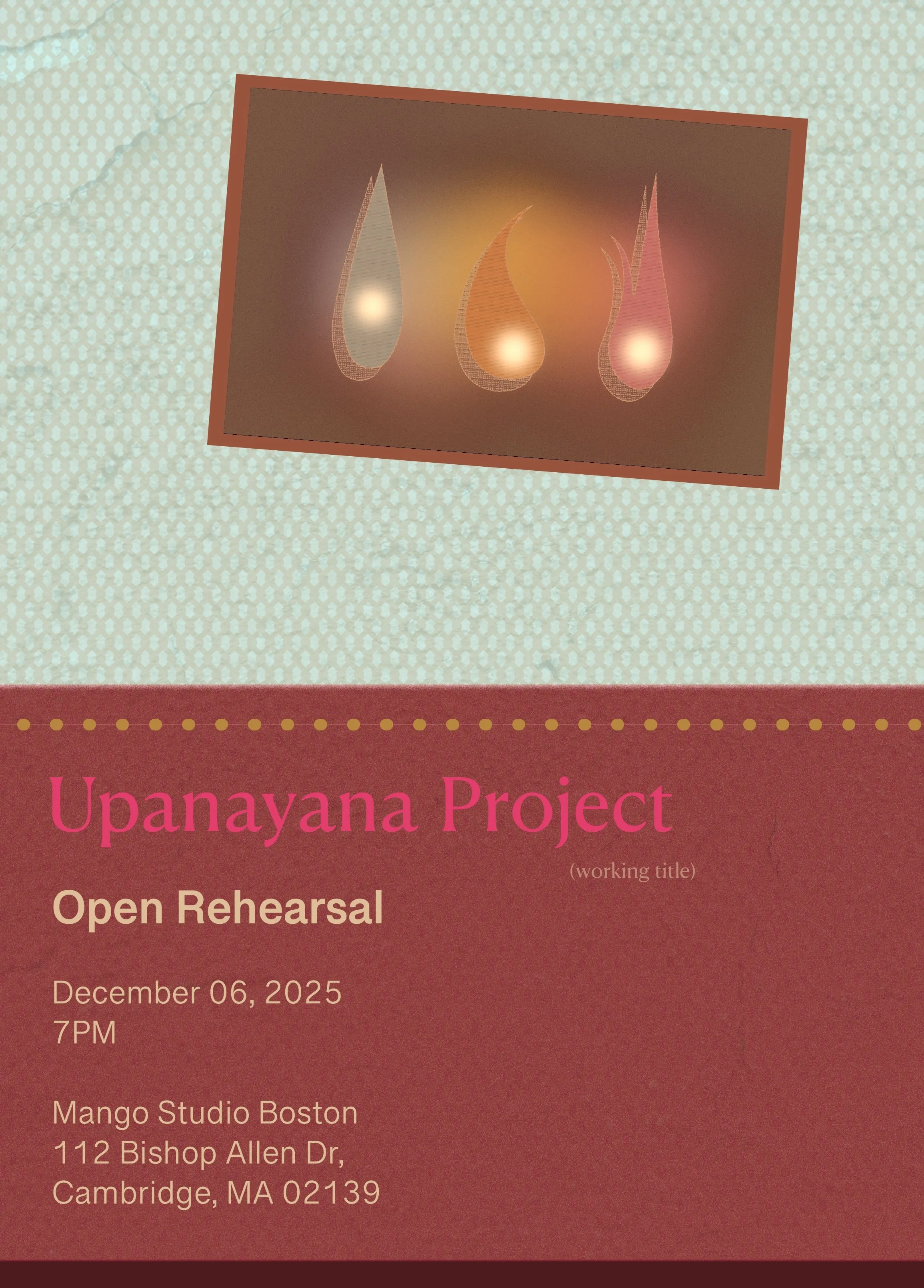Upanayana Project Open Rehearsal
