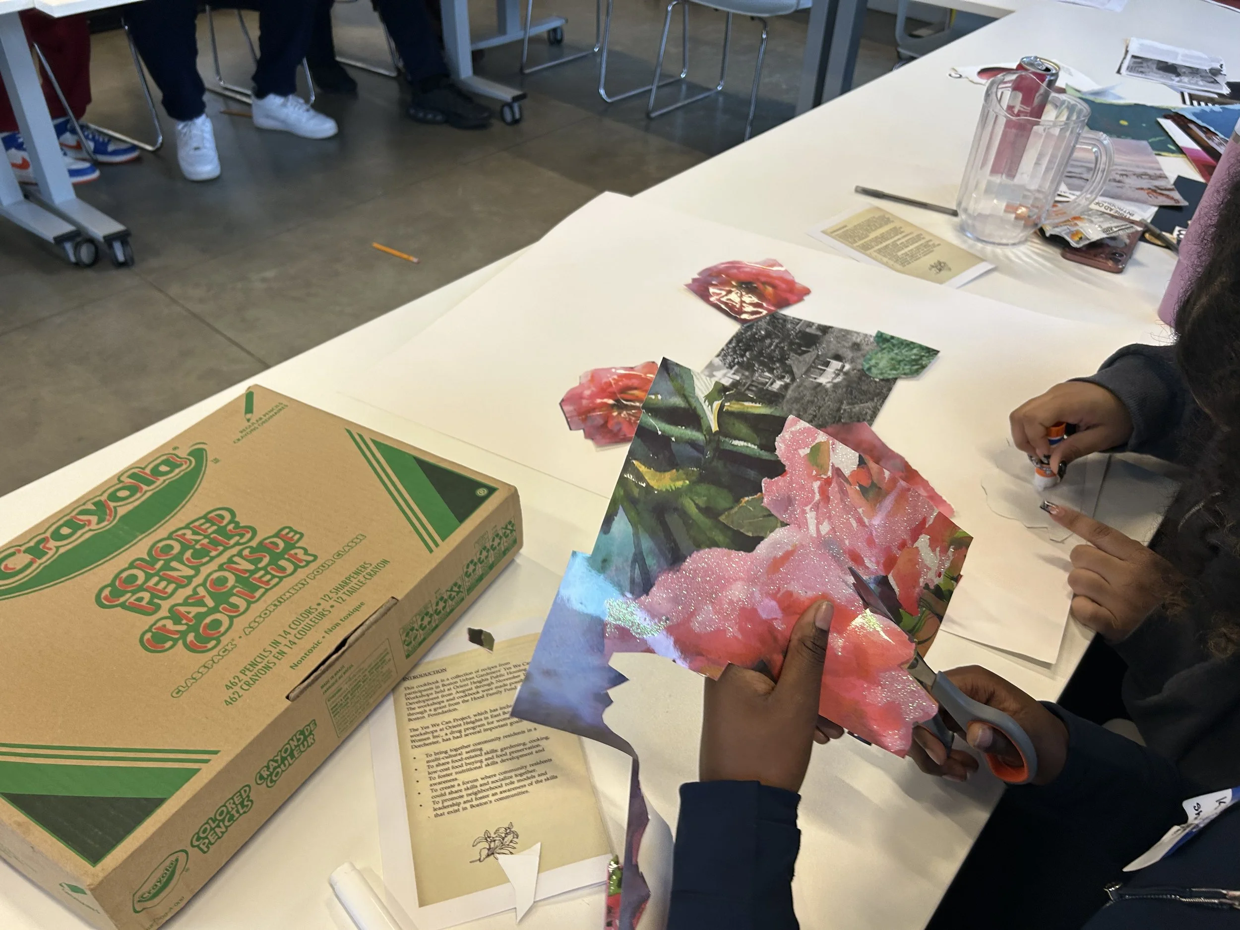 Collaging with Future Chefs
