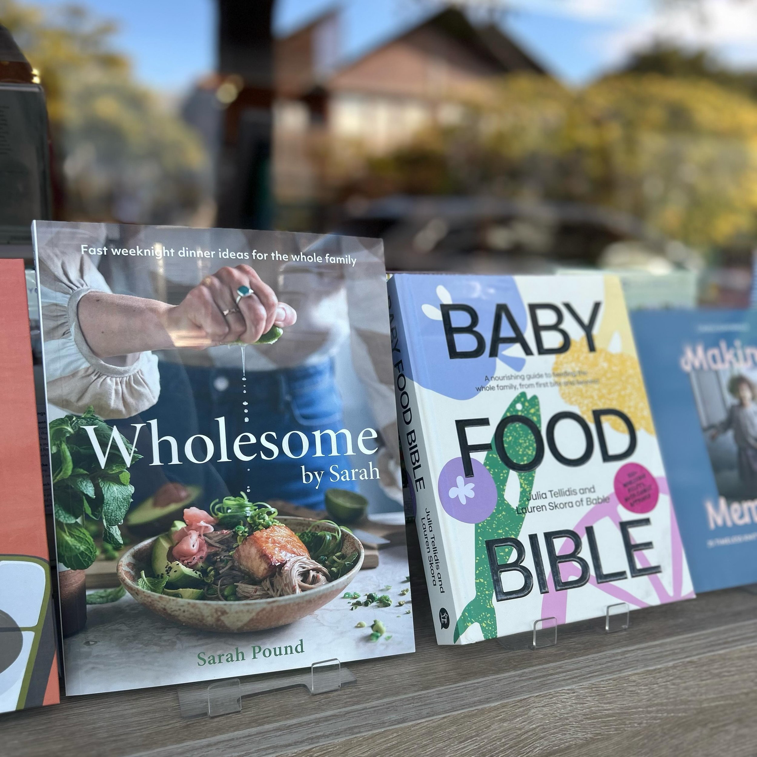 Two new fast-selling cookbooks the whole family will love!🍴

Wholesome by @wholesomebysarah 
Baby Food Bible by @baby.food.bible 

Both by Australian women and both making dinner time simple, quick and full of goodness 💚 (we sold out of Baby Food B
