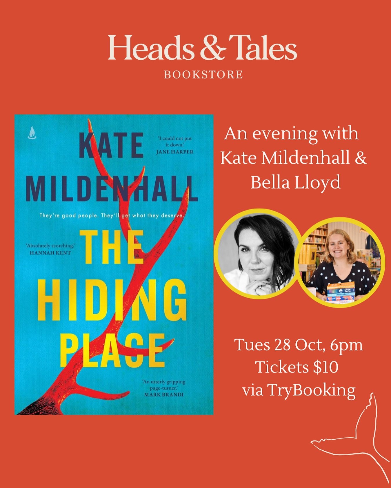Just five more sleeps until publication of The Hiding Place and our release day event with @kmildenhall π₯ποΈπ¦π
Described as White Lotus meets The Slap, The Hiding Place is a razor-sharp literary thriller about deception and self-deception, and ho