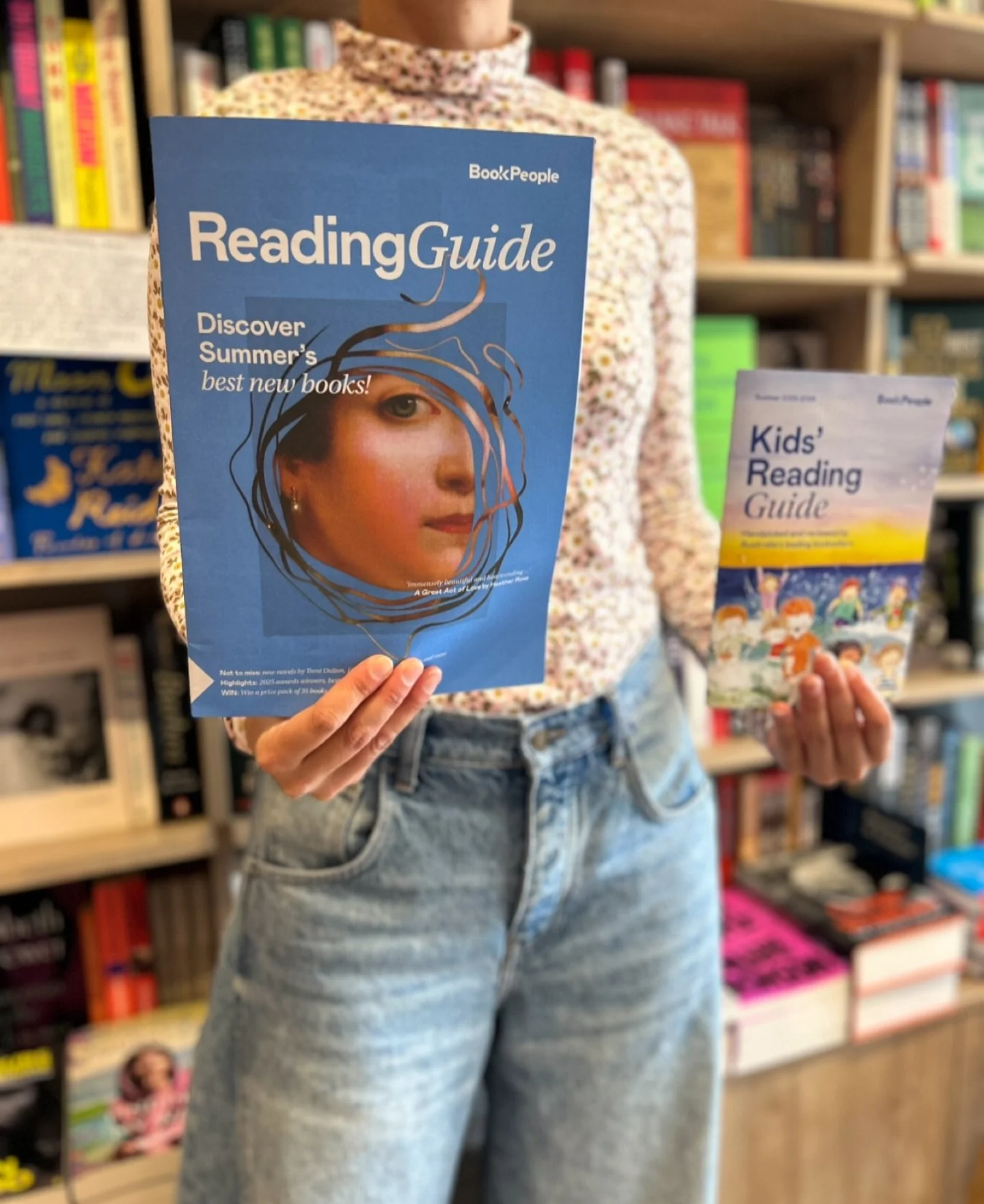 We&rsquo;ve received sooooo many amazing new books this week it&rsquo;s actually overwhelming to show them all 😂 fortunately the @bookpeopleau Summer and Kids Reading Guides also arrived - doing the hard work for us! Come and discover the best books