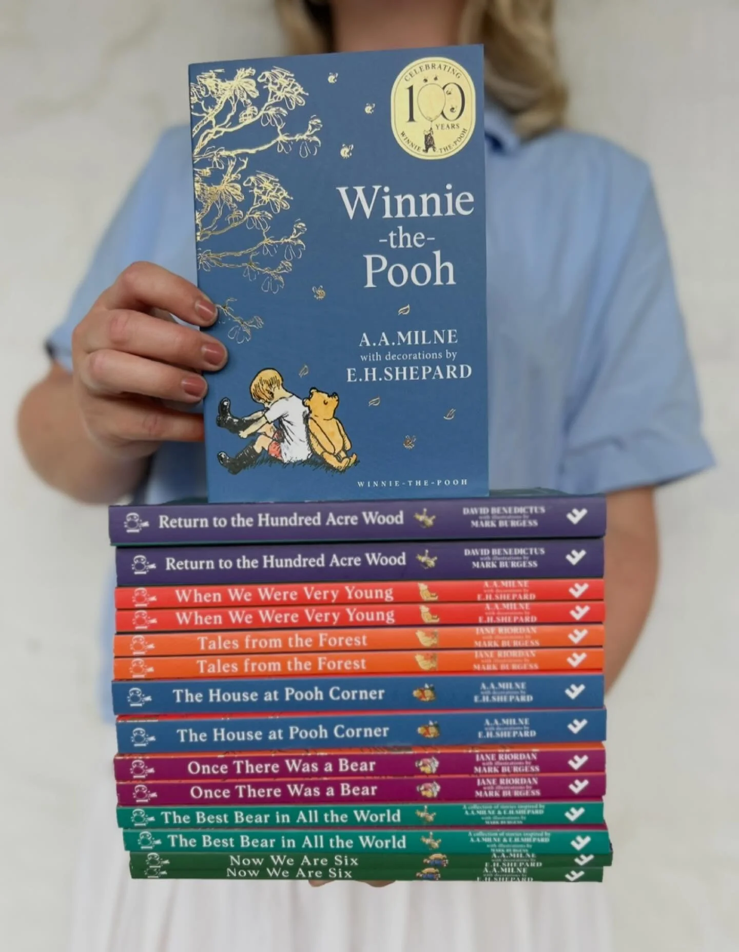 Winnie-the-Pooh turns 100 this year! 🎂🧸

Discover these timeless classics by A.A Milne, featuring the original E.H.Shepard art too 💛