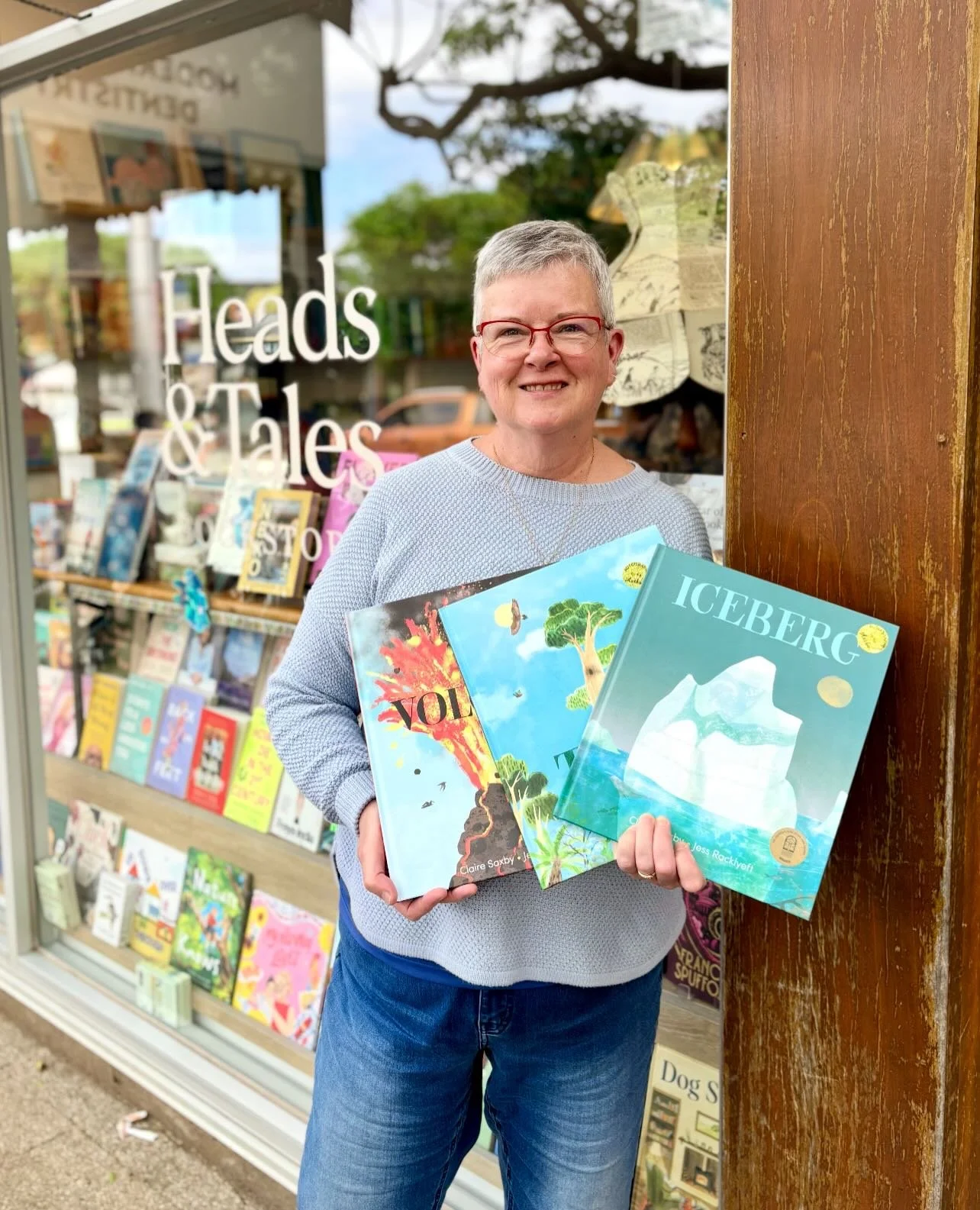 We&rsquo;ve had some special visitors over the past couple of weeks&hellip; 🤩📚✍️

Author @clairesaxbyauthor signed copies of her beloved non-fiction series illustrated by @jessesmess. Their new book STORM will be out later this month ⛈️ Claire also