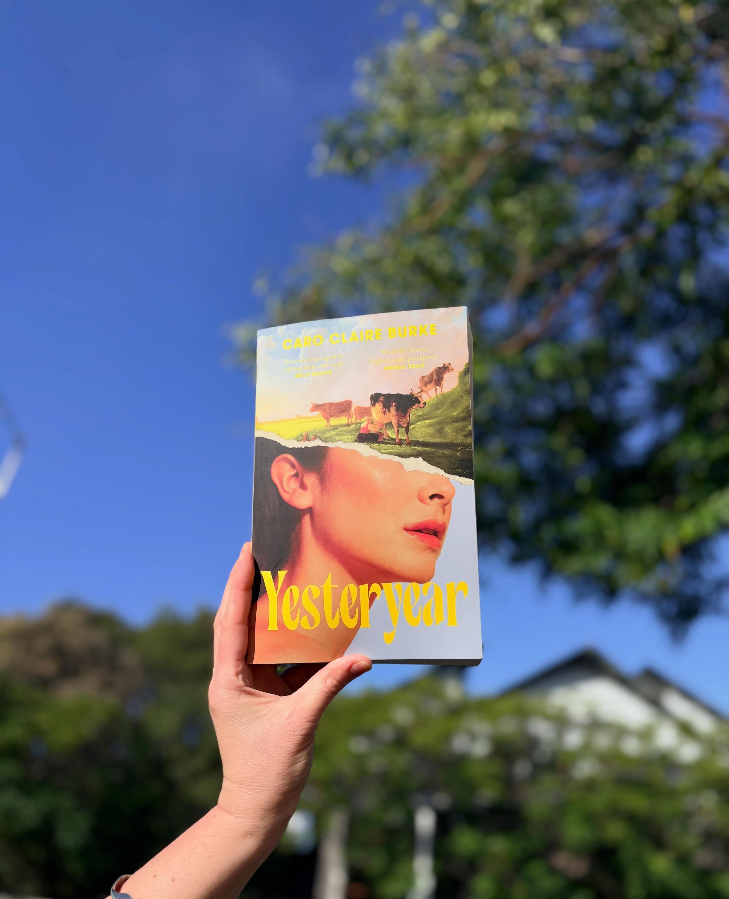 We finally have a healthy restock of YESTERYEAR by @caroclaireburke 🐄🤳🤯🙏 the book everyone is talking about. Swipe for Nic&rsquo;s emphatic review 💛 and get it while it&rsquo;s hot! 🔥