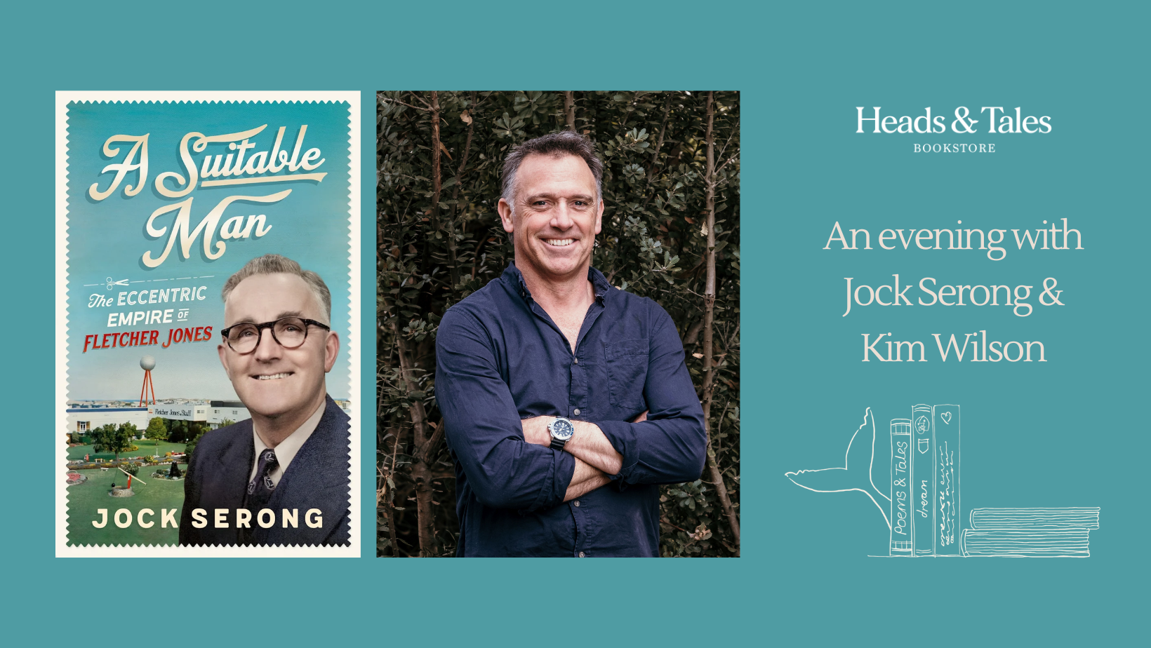 An evening with Jock Serong &amp; Kim Wilson