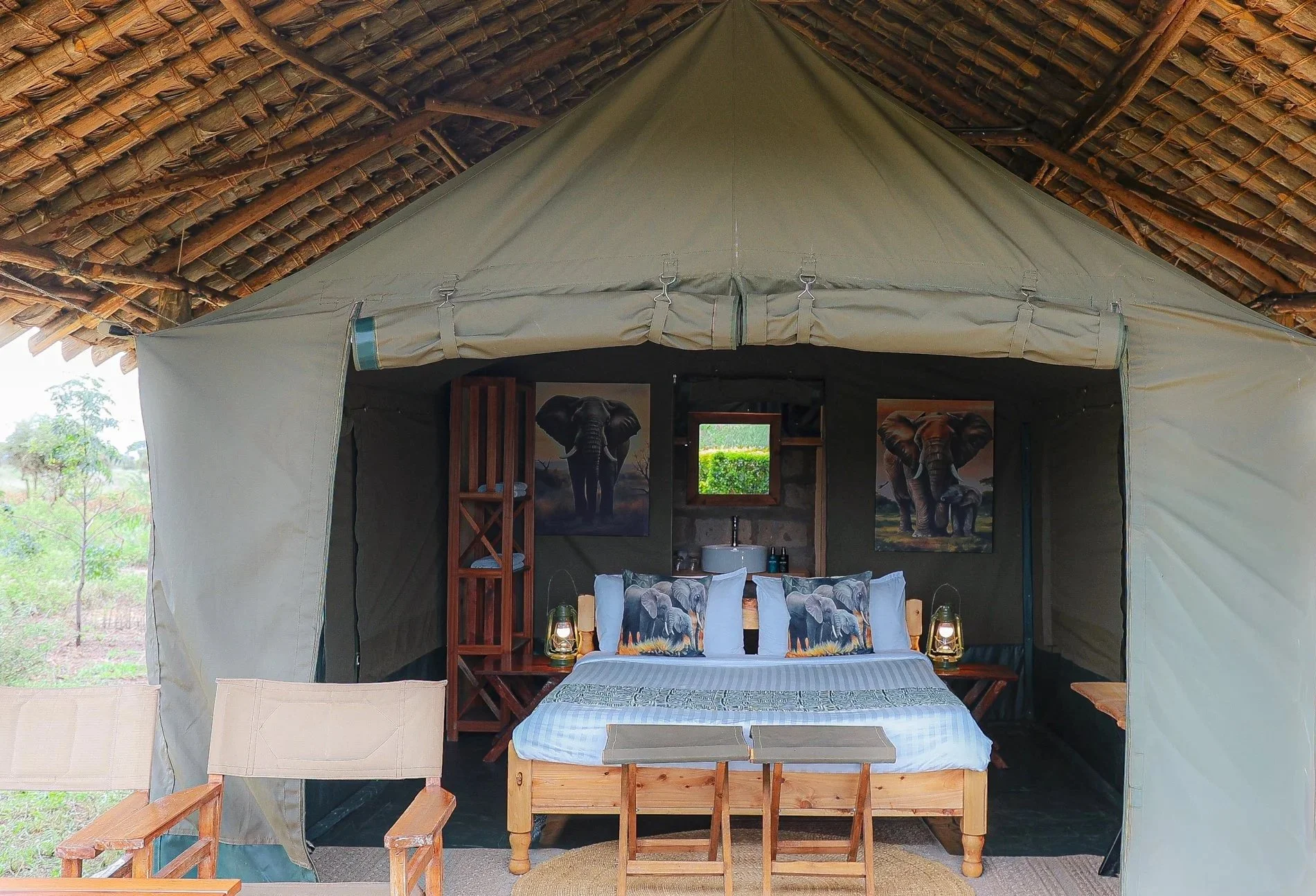 Double Tent (External) - Amboseli Discovery Camp - Angle 1.jpg