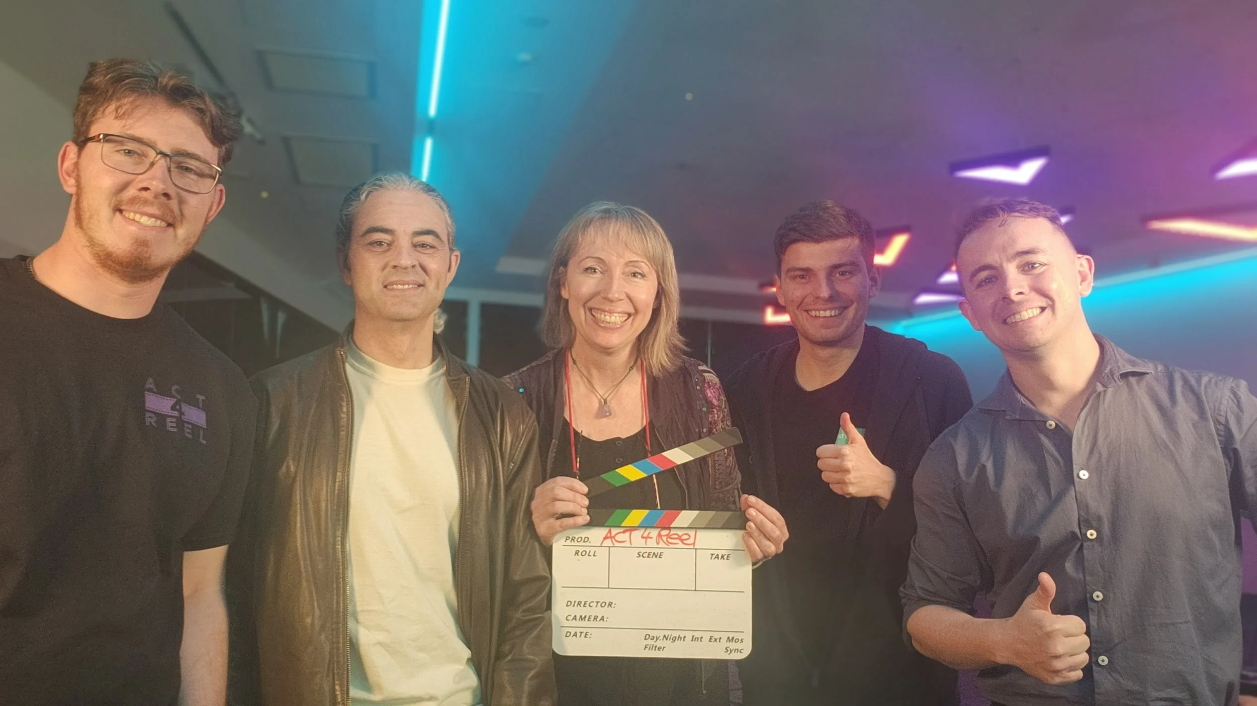 That's a wrap on our BAC shoot with Adam Day, Nicholas Pardy, Isaac Travers, Nichols Farallo and Ruth Pieloor