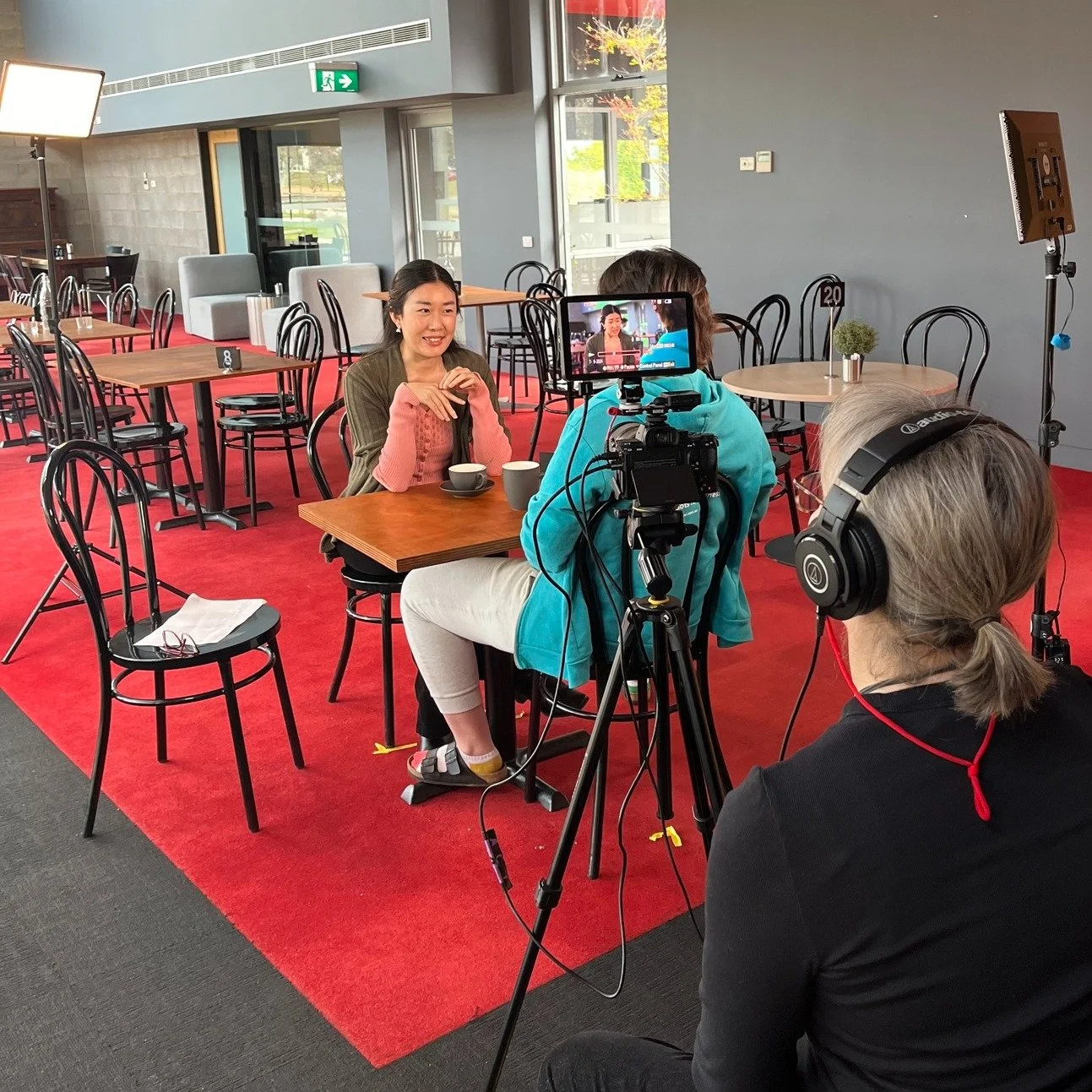 Showreel shoot at the Street with Linda Chen & Chipz Jin. Photo: The Street