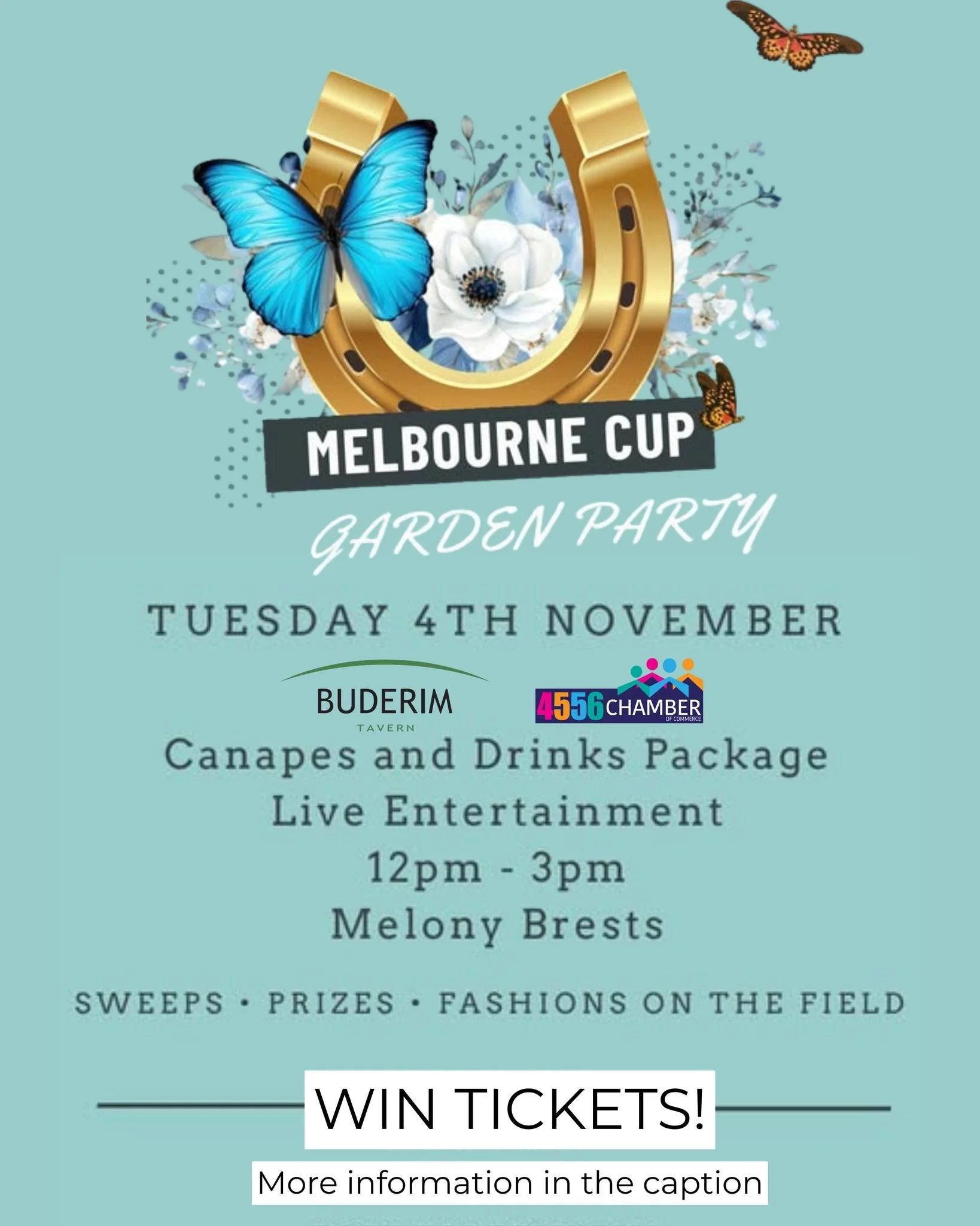 🎩 MELBOURNE CUP GARDEN PARTY GIVEAWAY🎩
Experience the glamour of the Melbourne Cup Garden Party! 🌸
Thanks to @buderimtavern we’re giving away 2 tickets (valued at $178) to this stylish afternoon event! 🥂
✨ Event Details:
Dress to impress