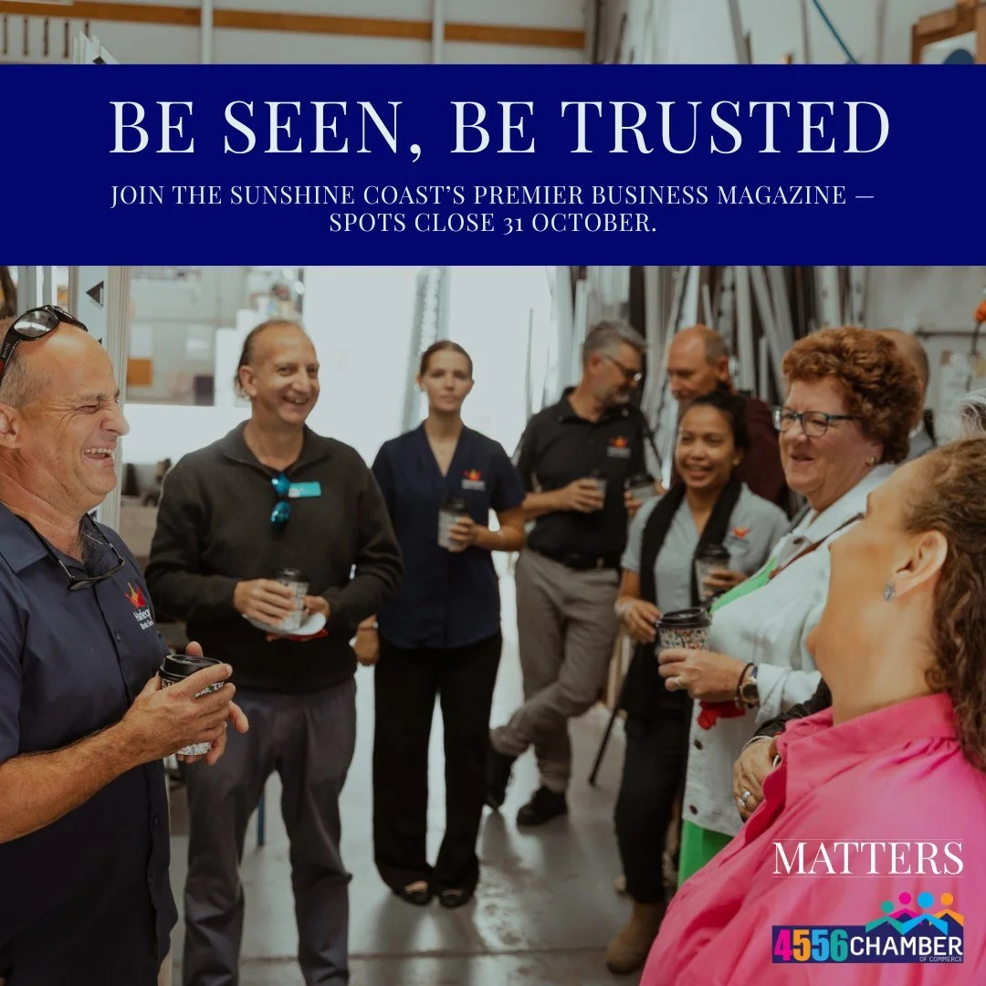 Grab your spot in @mattersmagazinesunshinecoast 

The December&ndash;January window is when leaders finally slow down, take stock, and plan for the future. It&rsquo;s also when they dedicate time to reading thoughtful, high-quality content&mdash;maki