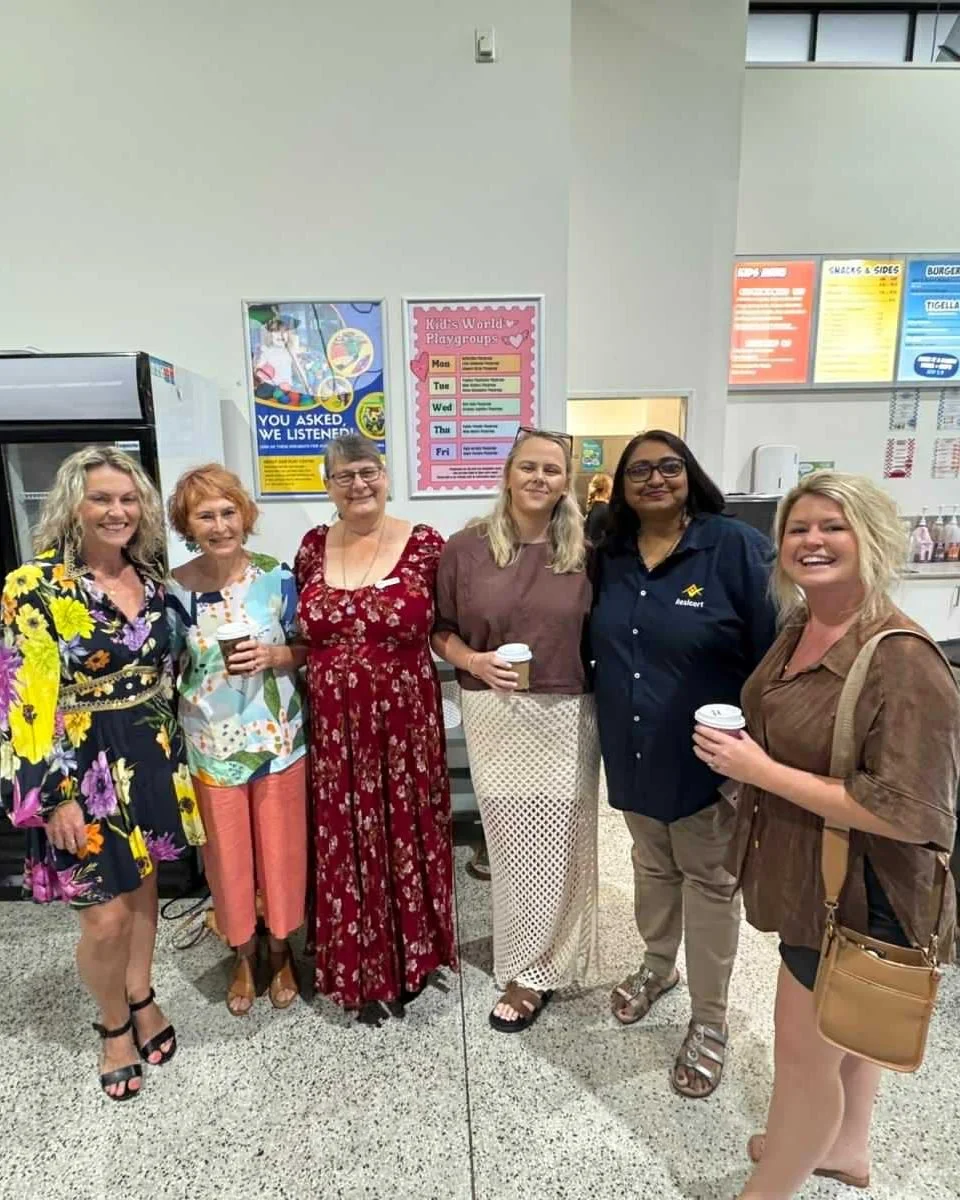 This week&rsquo;s Coffee Morning was hosted at Kids World, proudly sponsored by Louise Cronin from Inside Digital. A huge thank you to everyone who joined us for a morning of networking, laughter, and community spirit.

To mark Melbourne Cup Day, Jac