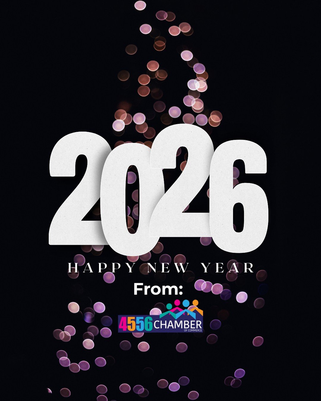 Happy New Year from all of us at the Chamber!

Thank you to our incredible members, community and dedicated sponsors who supported us throughout 2025

We look forward to a year filled with growth, connection and new opportunities in 2026💜✨