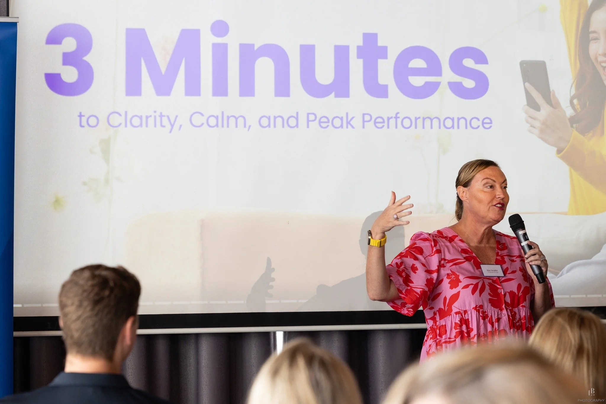 A massive thank you to Kim Serafini from @positiveprimetheofficial  for hosting our Business Breakfast last week💜

In case you missed it, Kim shared powerful insights into the science of positive priming and how small, intentional habits can rewire 