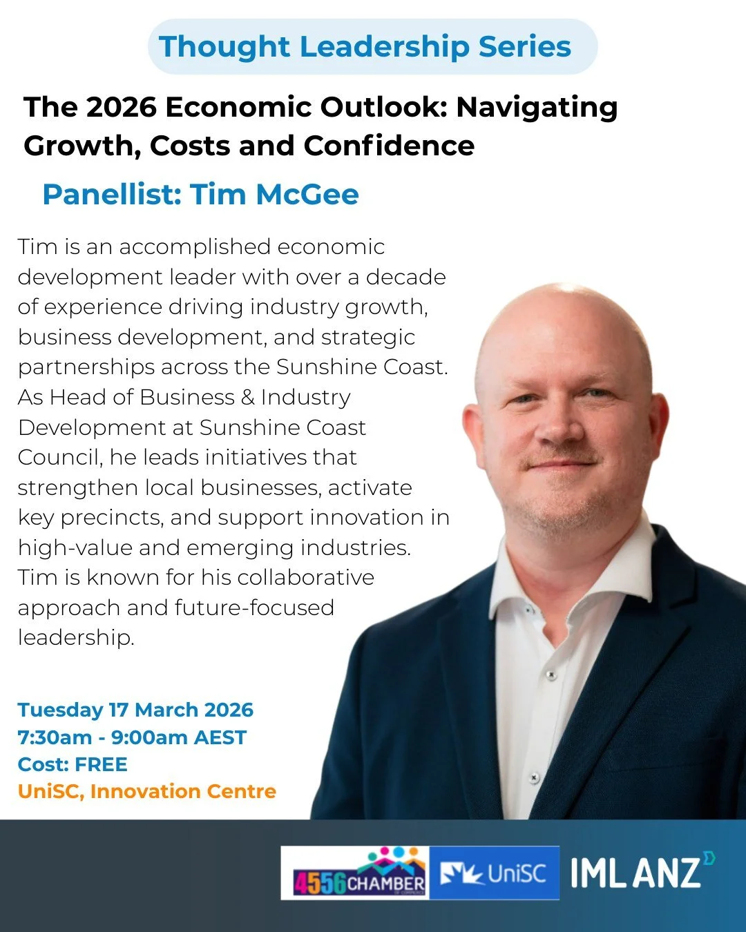 Thought Leadership is back for 2026, and we&rsquo;re kicking things off with economist Tim McGee.

In a world of slowing global growth, rising costs and shifting confidence, Tim brings sharp, practical insight into what the 2026 economic outlook real