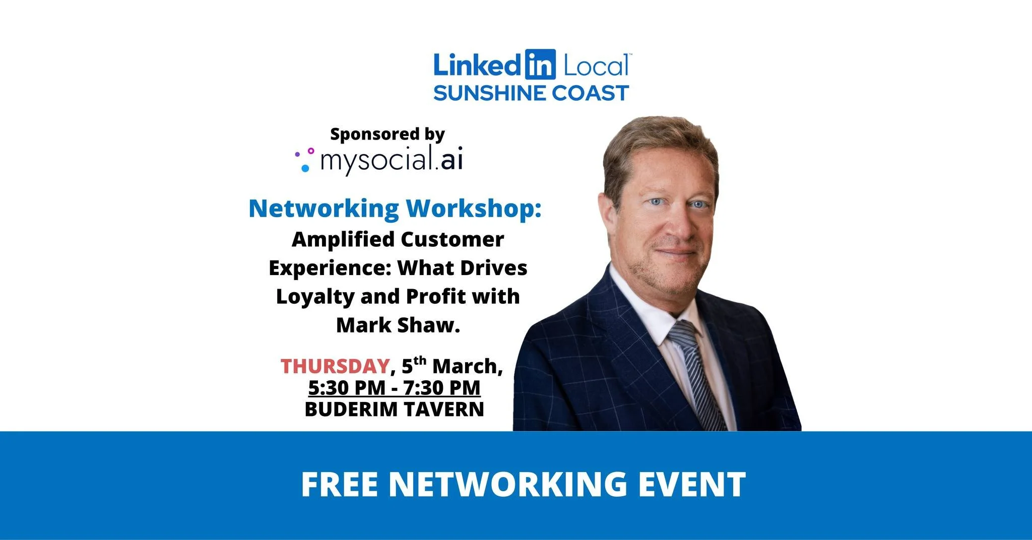 Our amazing sponsor, Mark Shaw from Shaw Thing CX, is the guest speaker next week, and you don&rsquo;t want to miss it!

We had the pleasure of hearing Mark at last year&rsquo;s AGM, and members took away so much practical insight. This month, he&rsq