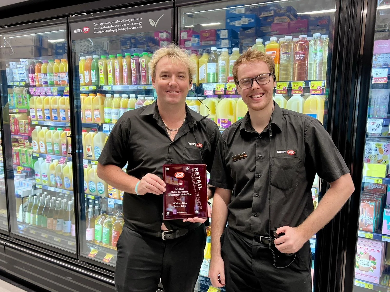 Huge congratulations to our sponsor White&rsquo;s IGA Forest Glen on taking home the Bakery &amp; Dairy Freezer Awards at this year&rsquo;s QNN IGA Awards of Excellence 🏆

This recognition is a true testament to the care, consistency and pride the F