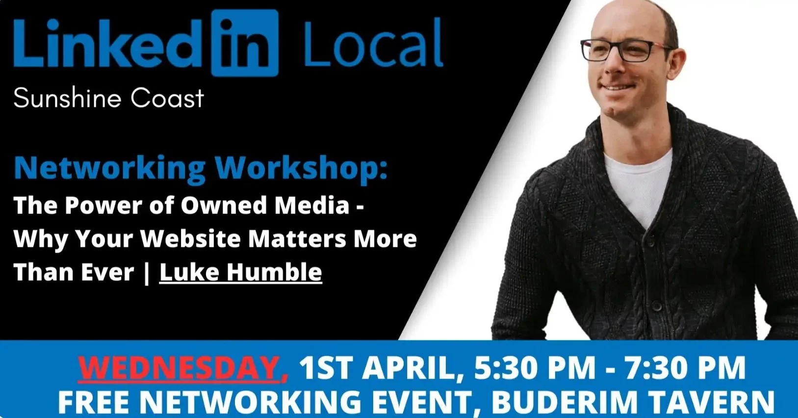 Most networking conversations don&rsquo;t end when the event finishes.

Often the first thing someone does after meeting you is visit your website.

At the next LinkedIn Local Sunshine Coast, Noosa web strategist Luke Humble (Made Neat) will explain 