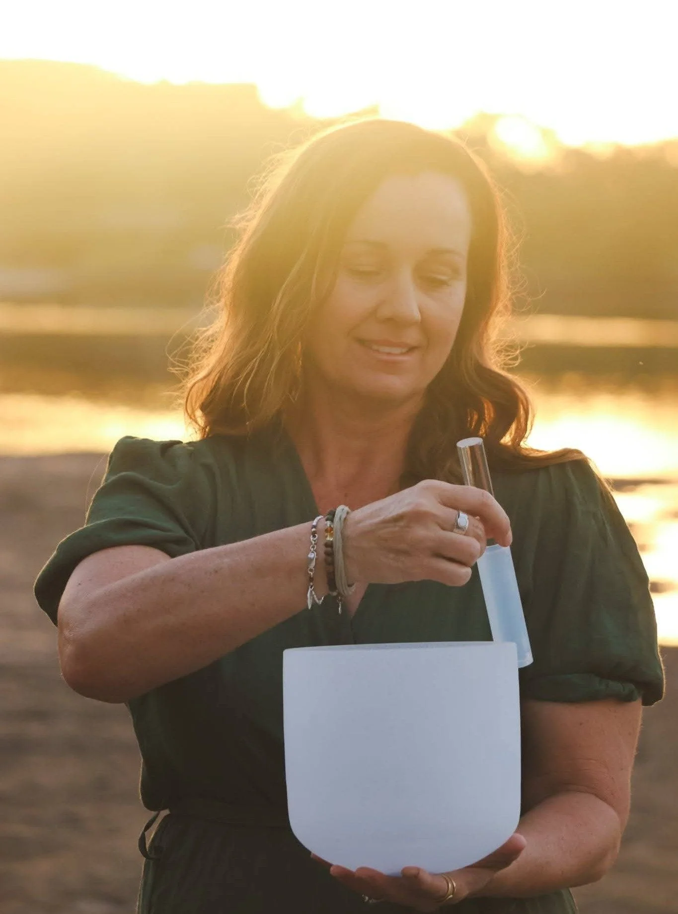 Meet Michelle - the founder of @soulsona.sound.healing 

Michelle is passionate about creating a space where people can leave the day-to-day stress behind, experience deep relaxation, quiet the mind and leave feeling calmer, clearer and more balanced