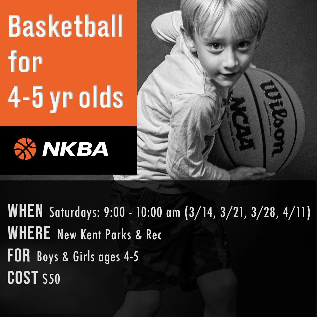 Preschool Basketball Class