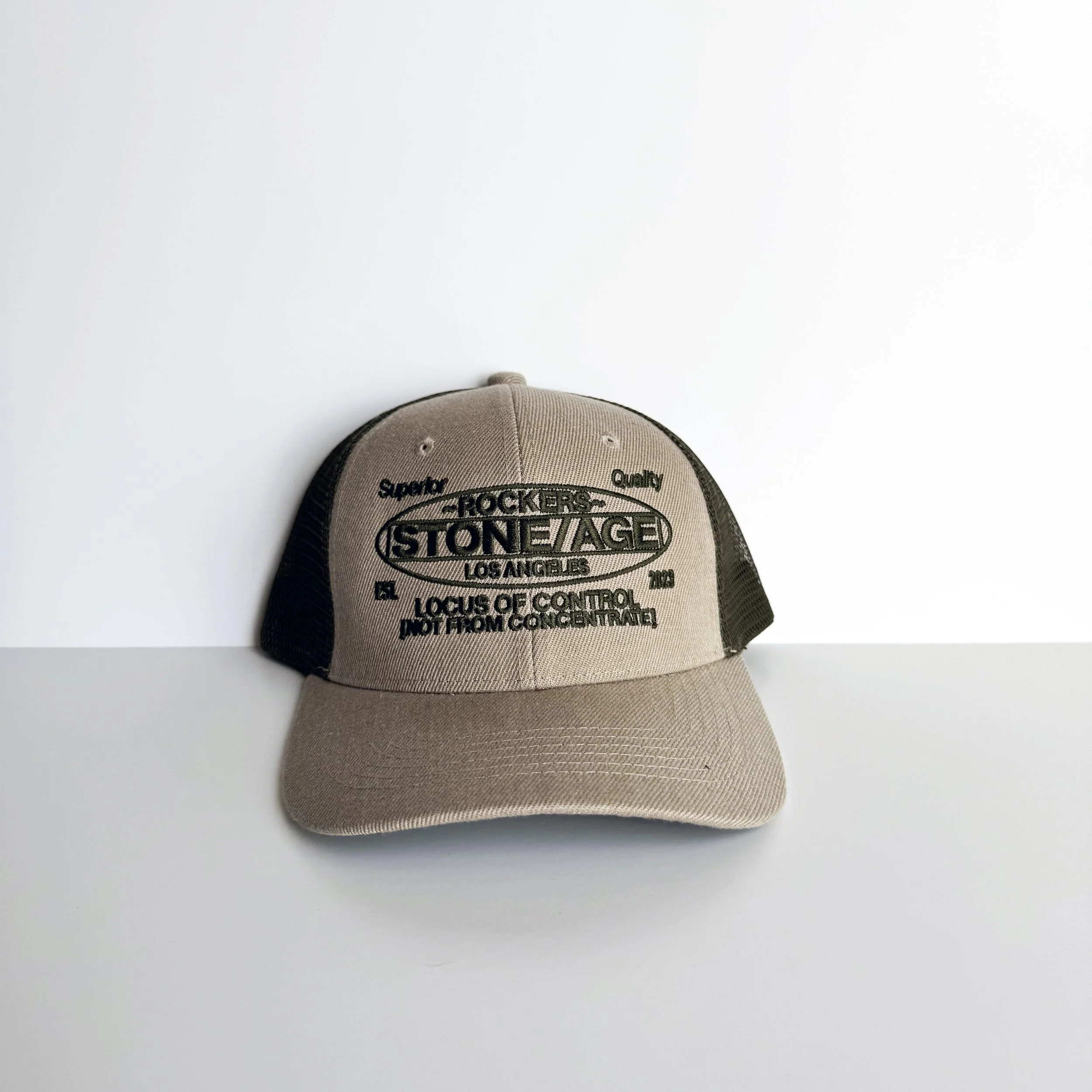 "Rockers" trucker hat (khaki)